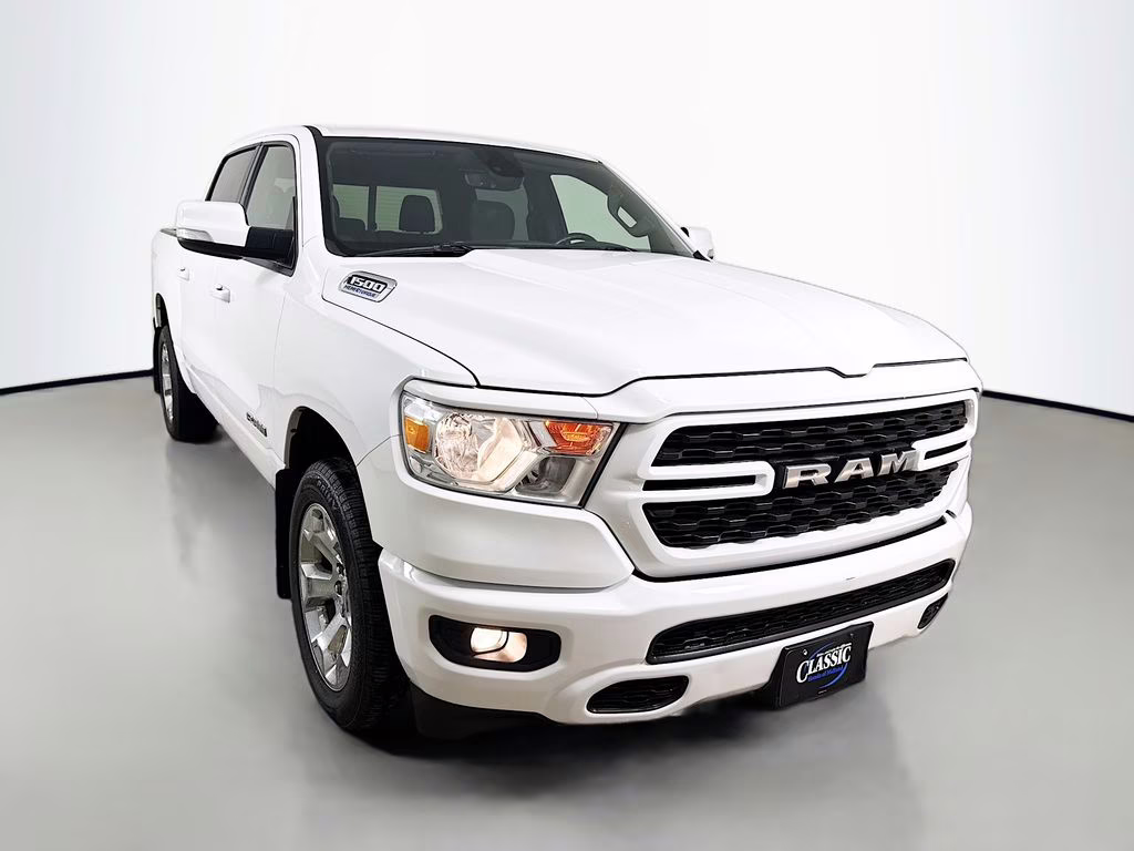 2022 Bright White Clearcoat Ram 1500 Big Horn/Lone Star 4X4 Truck