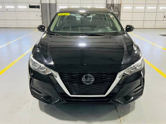 2022 Super Black Nissan Sentra SV FWD Sedan