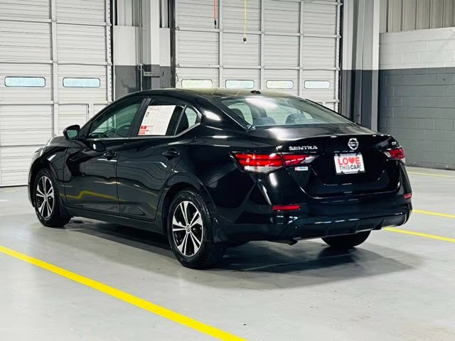 2022 Super Black Nissan Sentra SV FWD Sedan