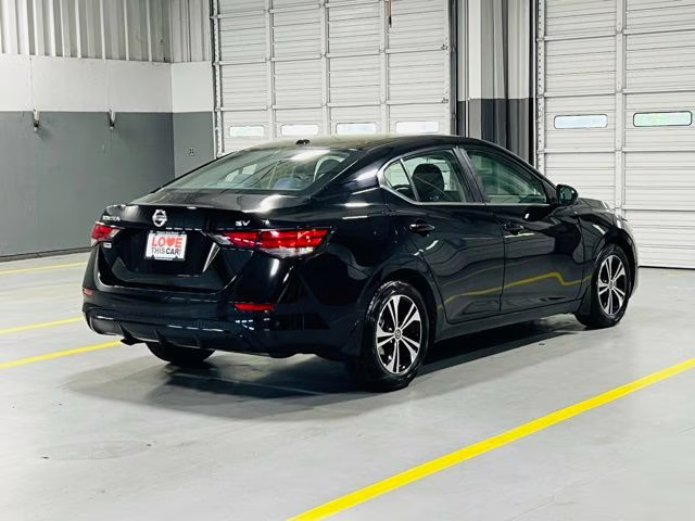 2022 Super Black Nissan Sentra SV FWD Sedan