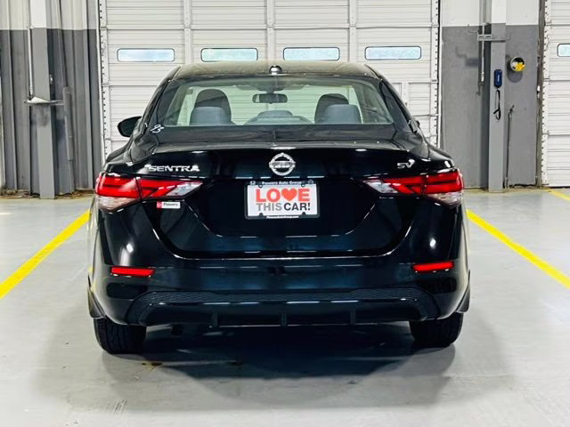 2022 Super Black Nissan Sentra SV FWD Sedan