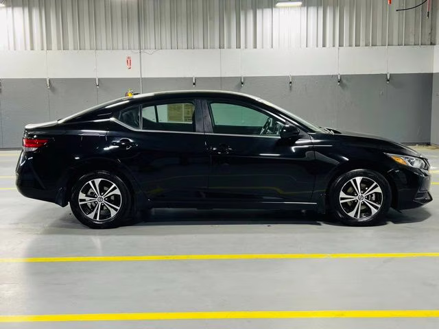 2022 Super Black Nissan Sentra SV FWD Sedan