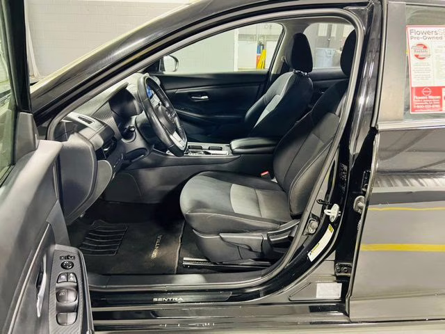 2022 Super Black Nissan Sentra SV FWD Sedan