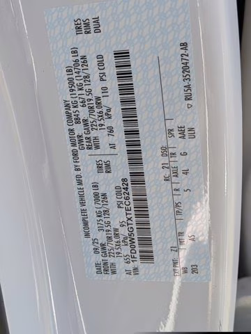 2026 Oxford White Ford Super Duty F-550 DRW XL RWD Truck