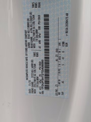 2026 Oxford White Ford Super Duty F-550 DRW XL 4X4 Truck