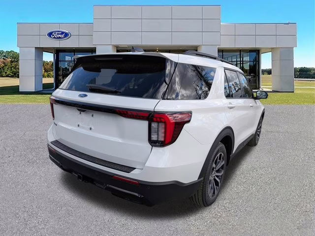 2026 White Ford Explorer ST-Line RWD SUV