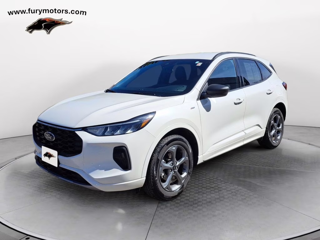2024 White Metallic Ford Escape ST-Line w/Tech Pkg AWD SUV