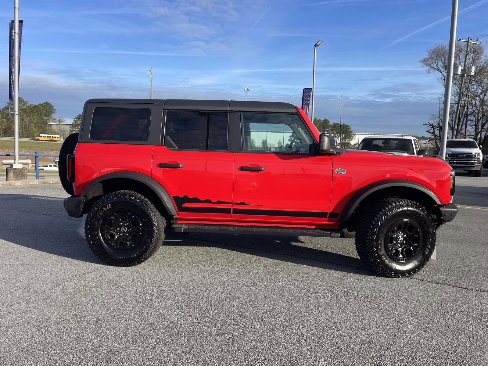 2024 Race Red Ford Bronco Wildtrak 4X4 SUV