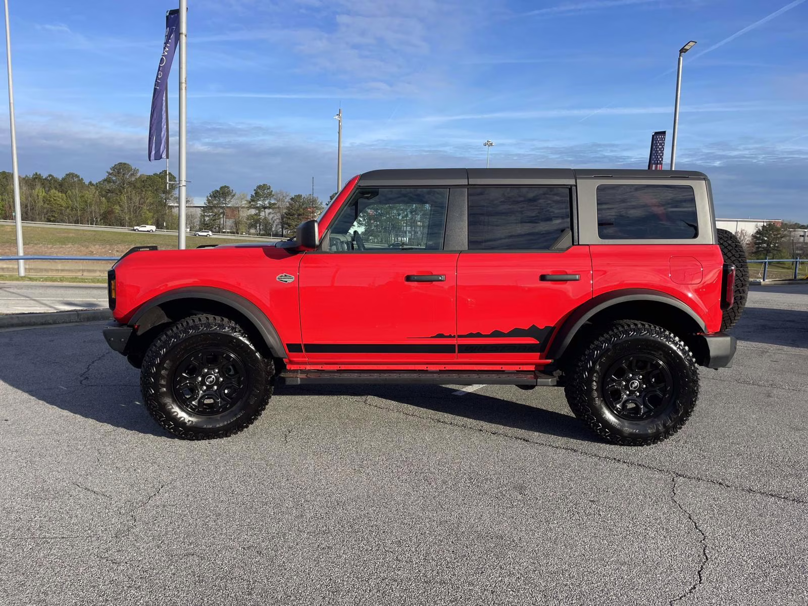 2024 Race Red Ford Bronco Wildtrak 4X4 SUV