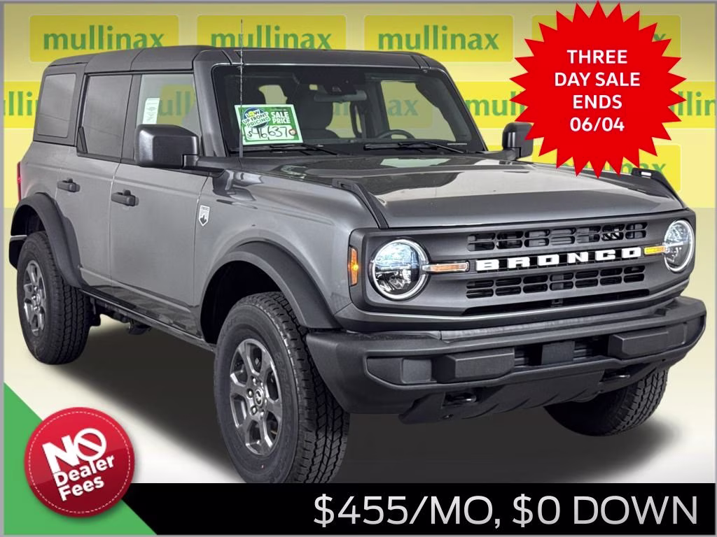 2026 Carbonized Gray Metallic Ford Bronco Big Bend 4X4 SUV