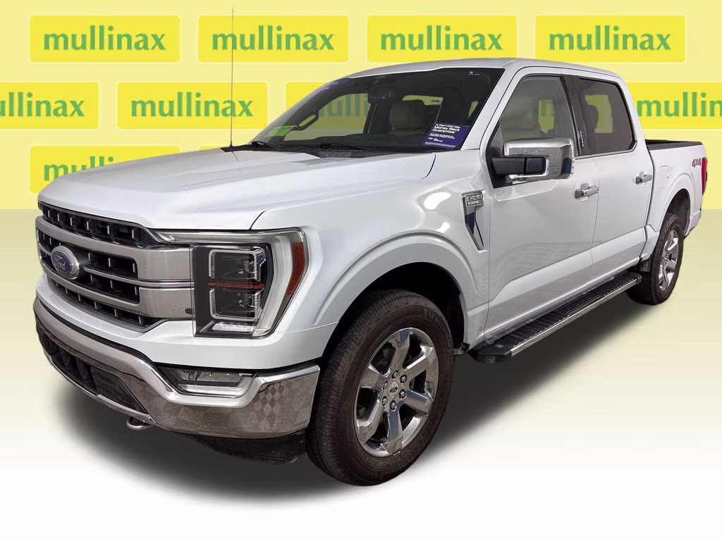 2021 White Metallic Ford F-150 Lariat 4X4 Truck