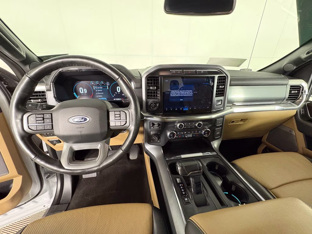 2021 White Metallic Ford F-150 Lariat 4X4 Truck