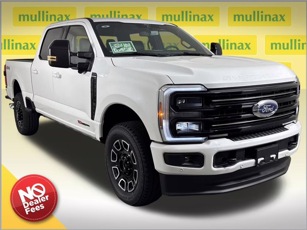 2026 Star White Metallic Tri-Coat Ford Super Duty F-350 SRW Platinum 4X4 Truck