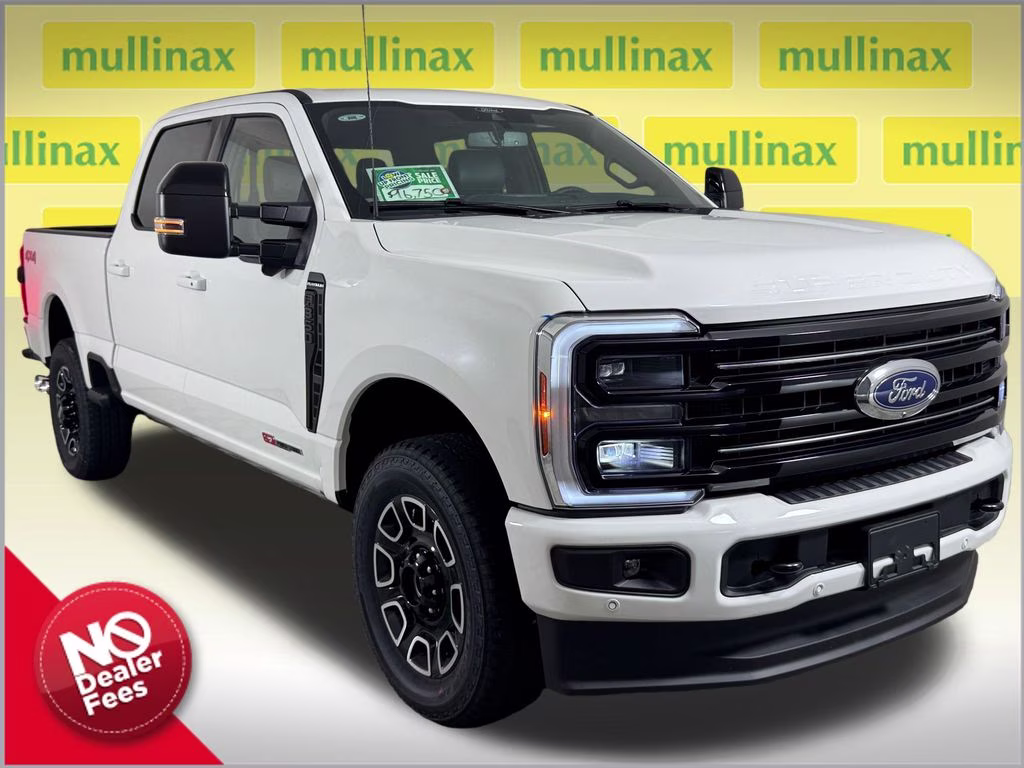 2026 Star White Metallic Tri-Coat Ford Super Duty F-350 SRW Platinum 4X4 Truck