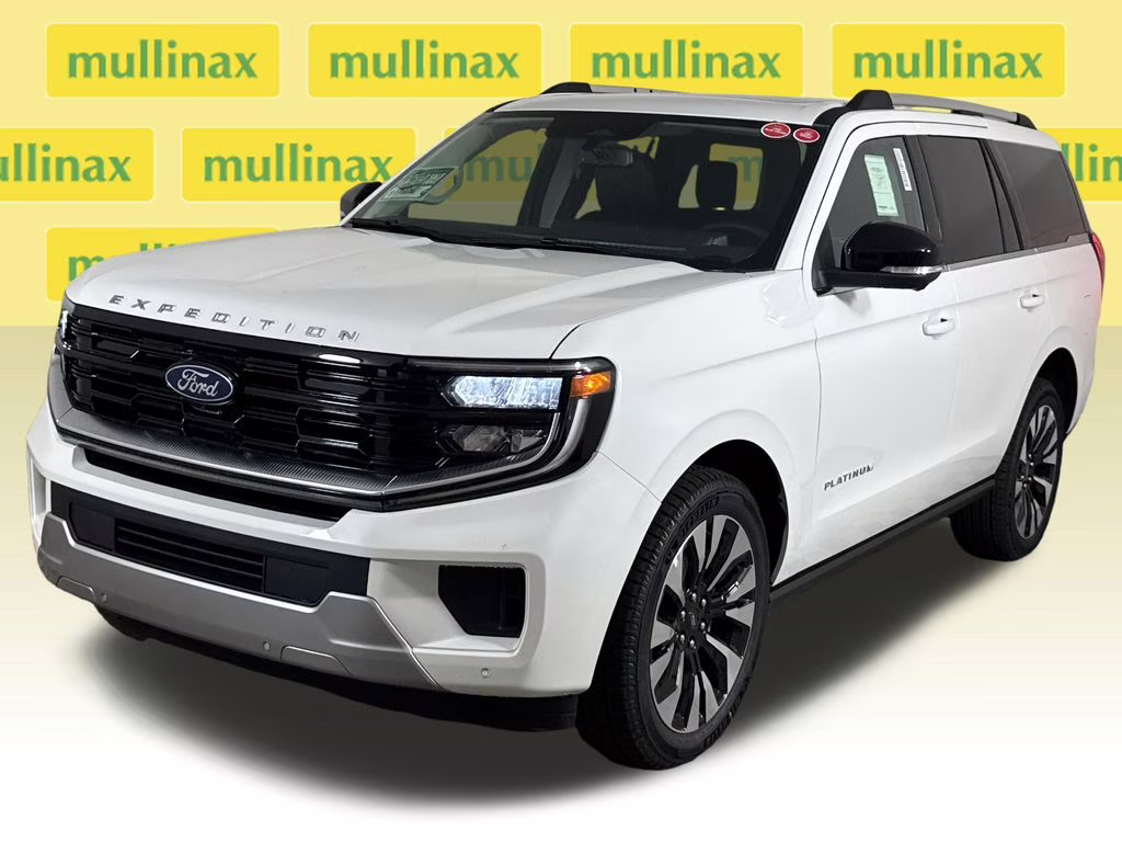 2026 Star White Metallic Tri-Coat Ford Expedition Platinum 4X4 SUV