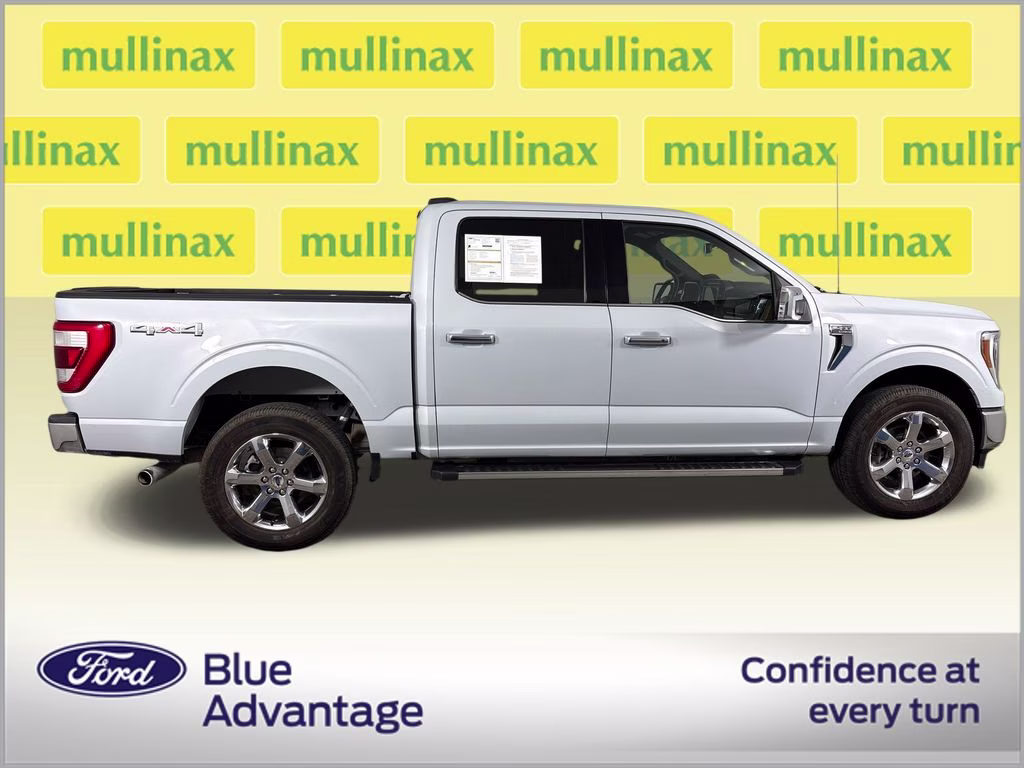 2021 White Metallic Ford F-150 Lariat 4X4 Truck