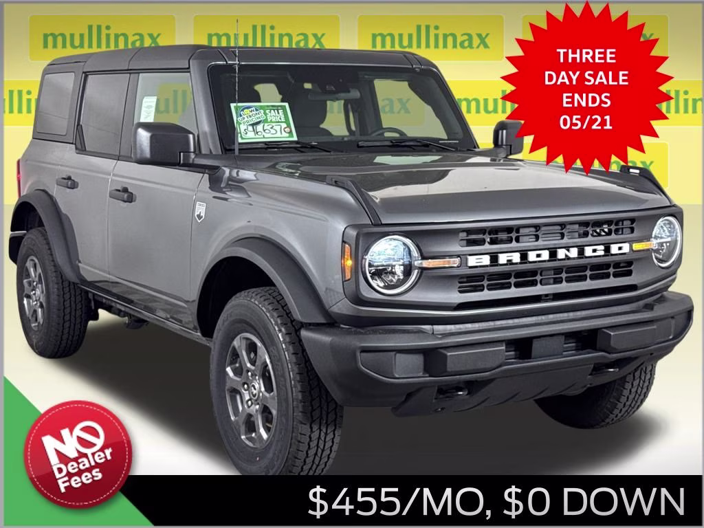 2026 Carbonized Gray Metallic Ford Bronco Big Bend 4X4 SUV