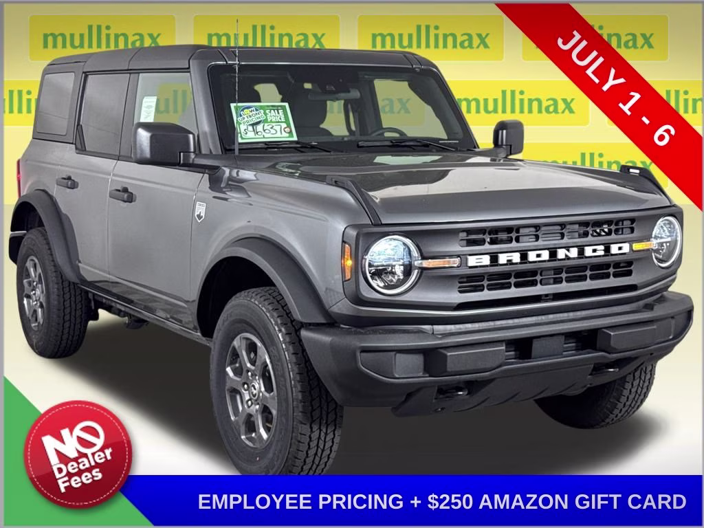 2026 Carbonized Gray Metallic Ford Bronco Big Bend 4X4 SUV