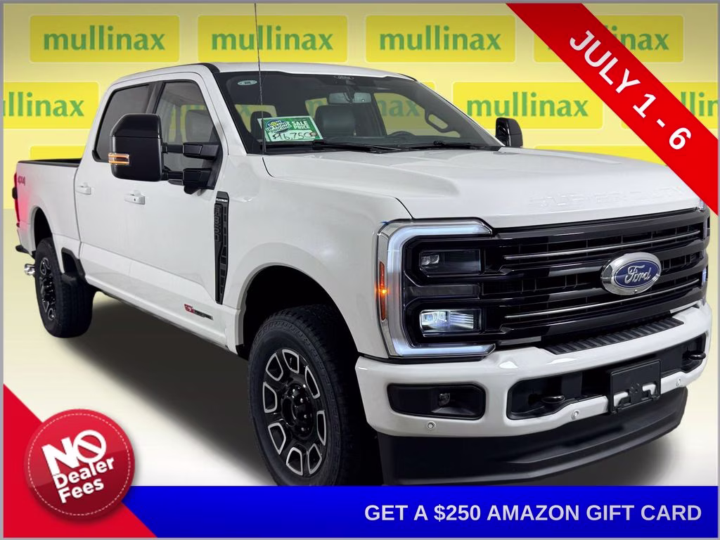 2026 Star White Metallic Tri-Coat Ford Super Duty F-350 SRW Platinum 4X4 Truck