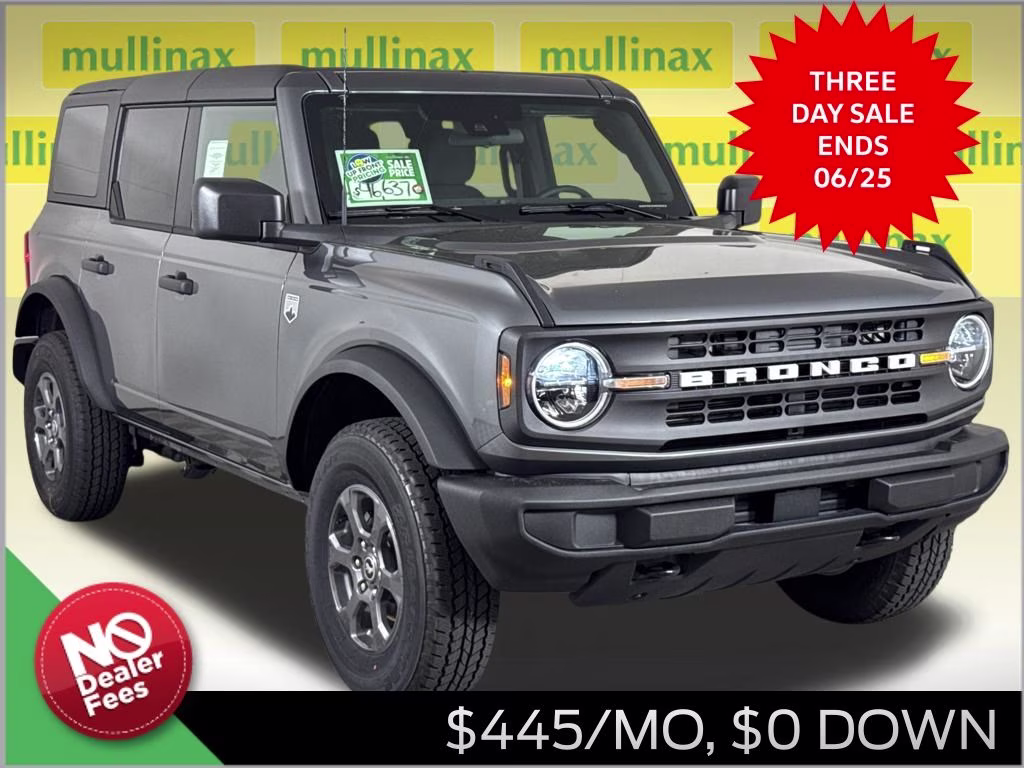 2026 Carbonized Gray Metallic Ford Bronco Big Bend 4X4 SUV