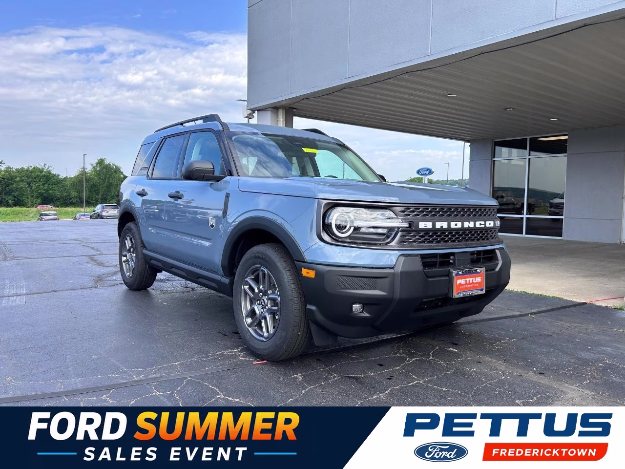 2025 Azure Gray Metallic Tri-Coat Ford Bronco Sport Big Bend 4X4 SUV
