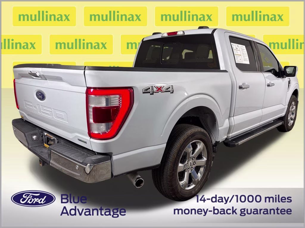 2021 White Metallic Ford F-150 Lariat 4X4 Truck