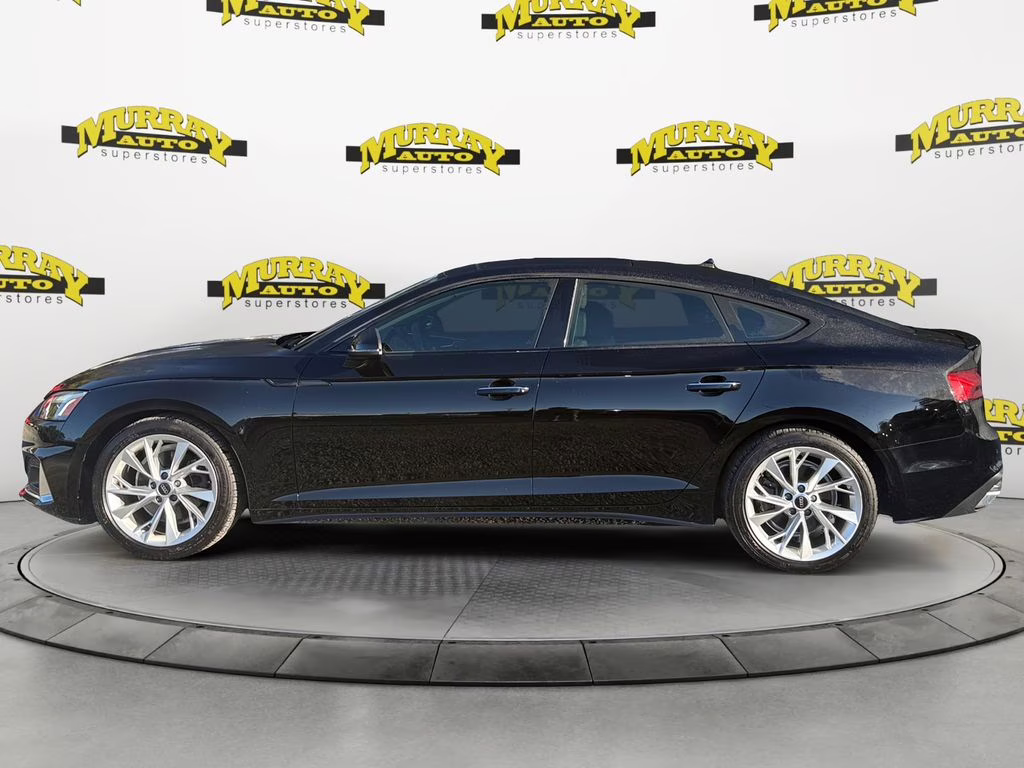 2022 Mythos Black Metallic Audi A5 Sportback Premium Plus AWD Hatchback