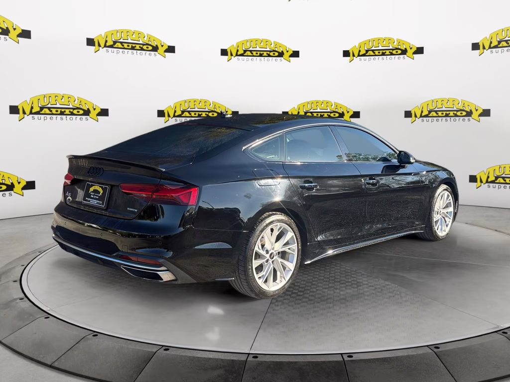 2022 Mythos Black Metallic Audi A5 Sportback Premium Plus AWD Hatchback