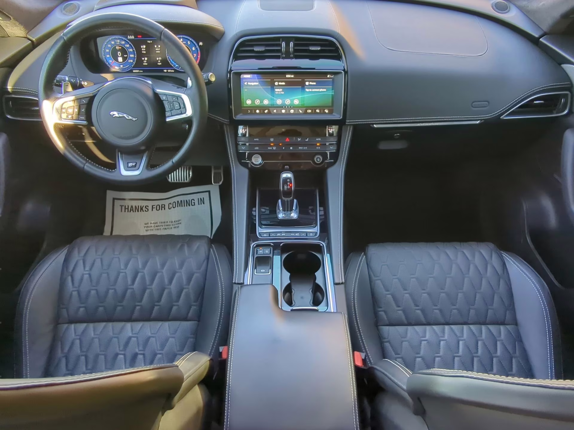 2020 Ultra Blue Metallic Jaguar F-PACE SVR AWD SUV