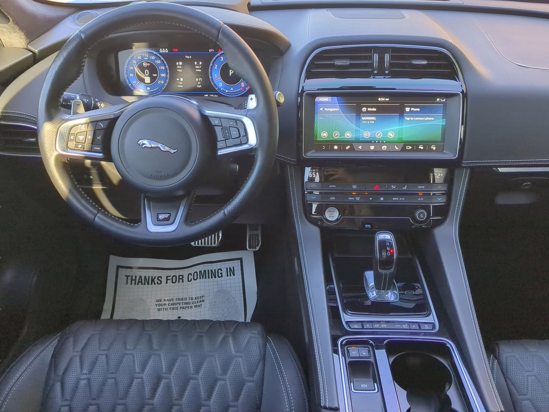 2020 Ultra Blue Metallic Jaguar F-PACE SVR AWD SUV