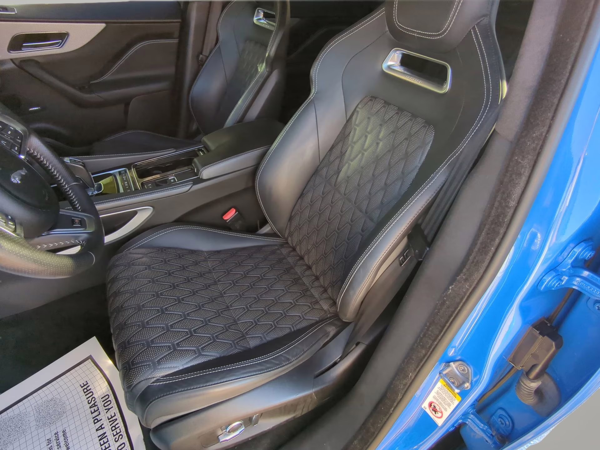 2020 Ultra Blue Metallic Jaguar F-PACE SVR AWD SUV