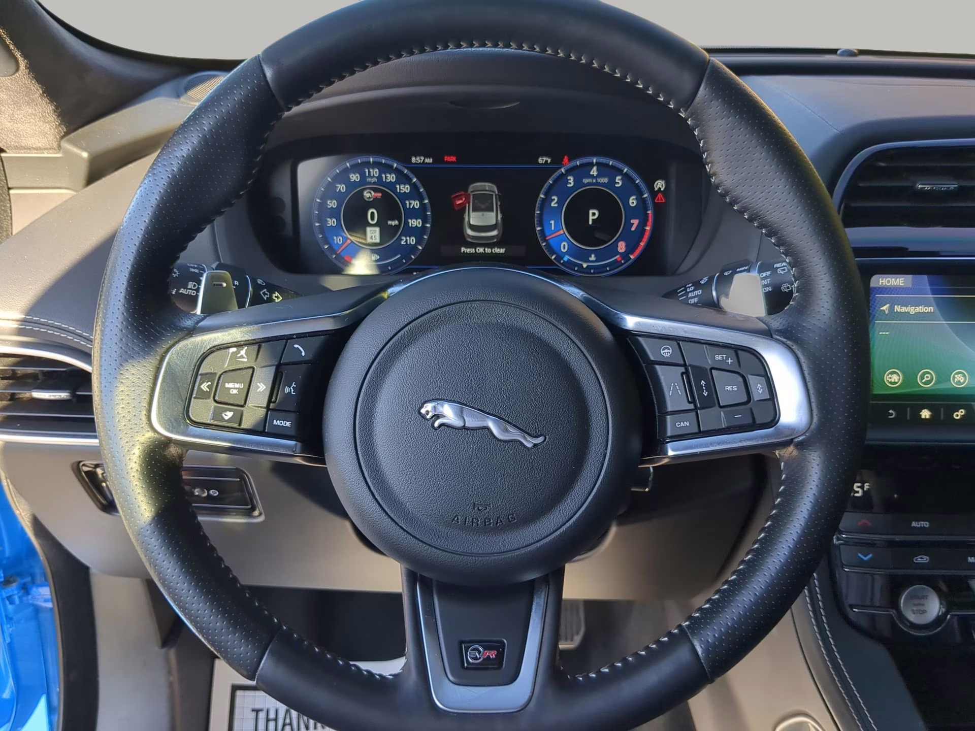 2020 Ultra Blue Metallic Jaguar F-PACE SVR AWD SUV