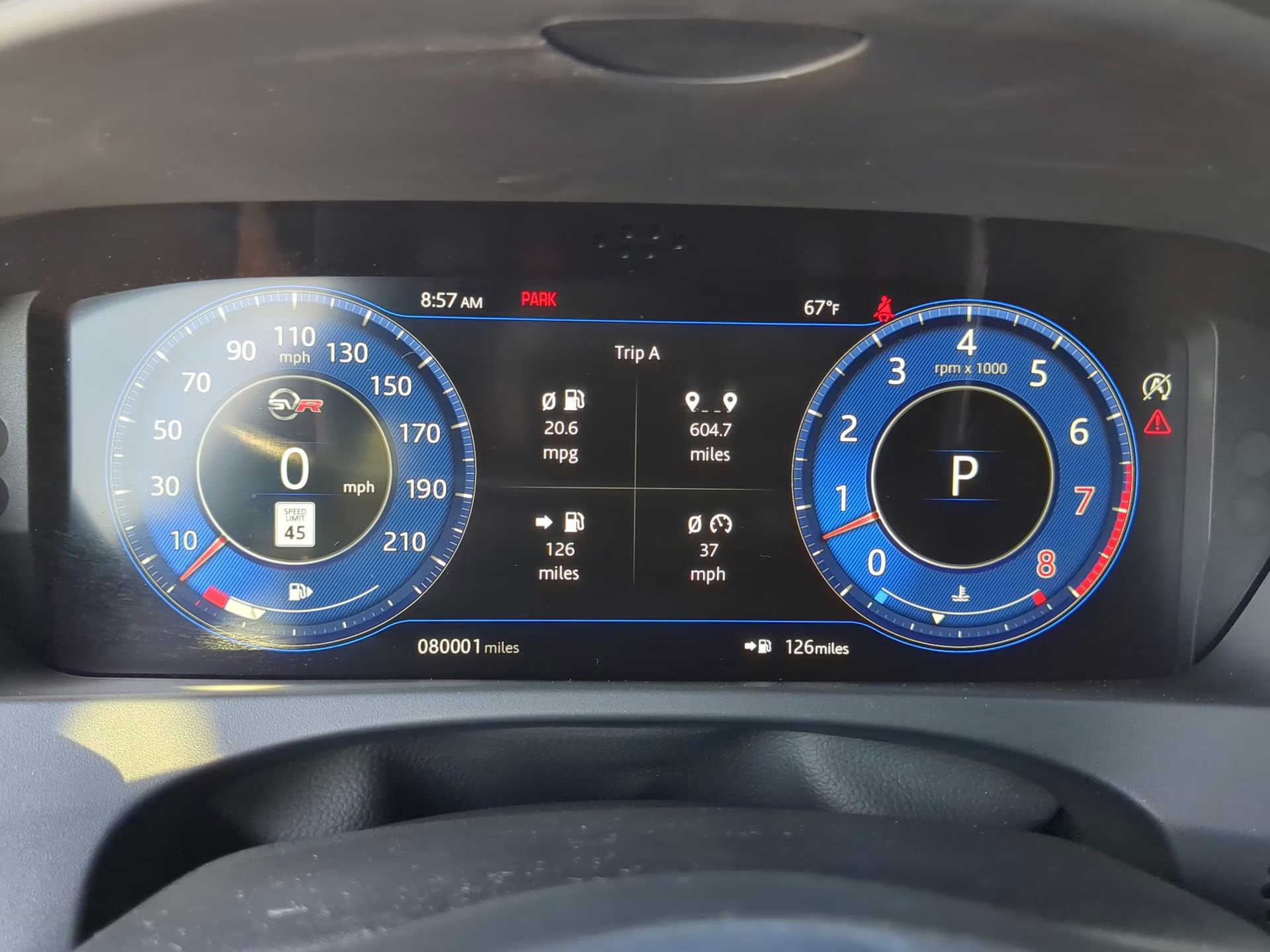 2020 Ultra Blue Metallic Jaguar F-PACE SVR AWD SUV