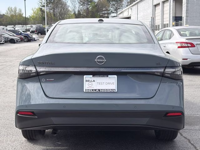 2026 Atlantic Gray Metallic Nissan Sentra SL FWD Sedan