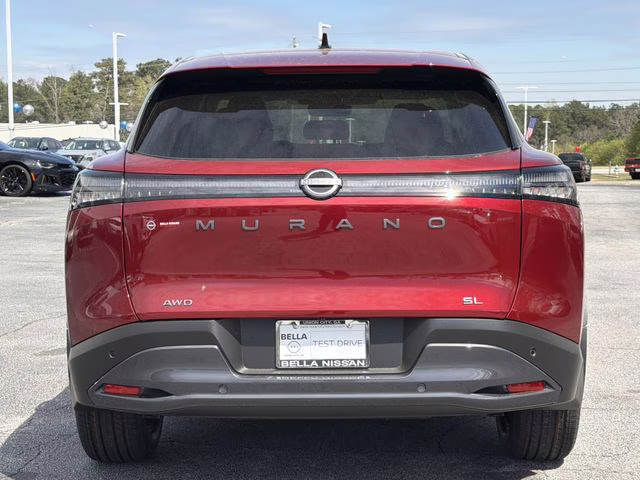 2026 Scarlet Ember Tintcoat Nissan Murano SL AWD SUV