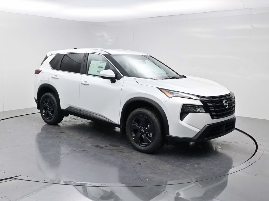 2026 Everest White Pearl Tricoat Nissan Rogue SV FWD SUV