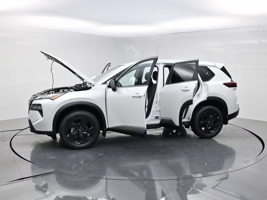 2026 Everest White Pearl Tricoat Nissan Rogue SV FWD SUV