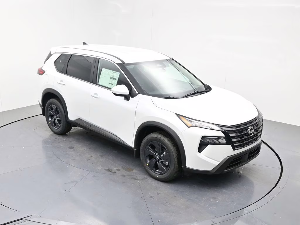2026 Everest White Pearl Tricoat Nissan Rogue SV FWD SUV
