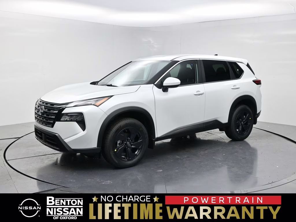2026 Everest White Pearl Tricoat Nissan Rogue SV FWD SUV