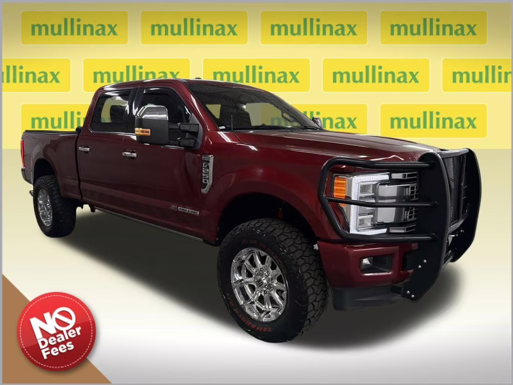 2017 Ruby Red Metallic Tinted Clearcoat Ford Super Duty F-250 SRW Platinum 4X4 Truck