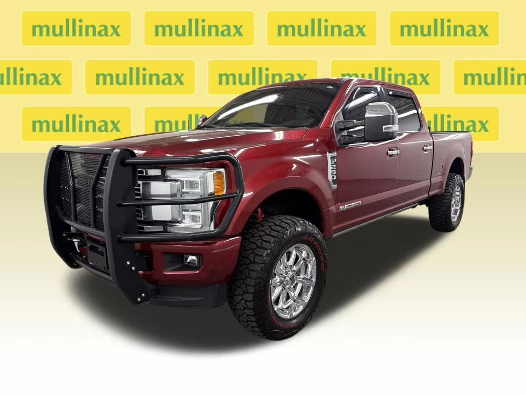 2017 Ruby Red Metallic Tinted Clearcoat Ford Super Duty F-250 SRW Platinum 4X4 Truck
