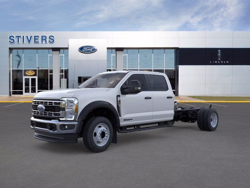 2025 Oxford White Ford Super Duty F-450 DRW XL 4X4 Chassis