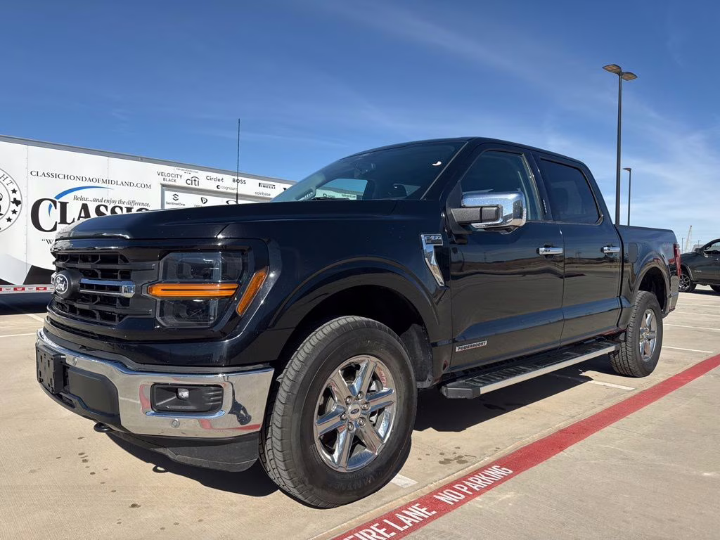 2024 Black Metallic Ford F-150 XLT 4X4 Truck