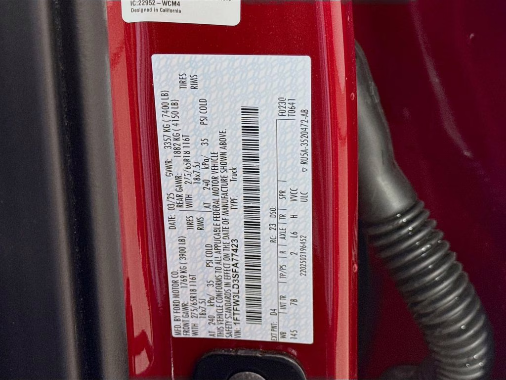 2025 Maroon Ford F-150 XLT Truck