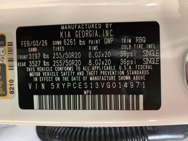 2027 Glacial White Pearl Kia Telluride EX AWD SUV