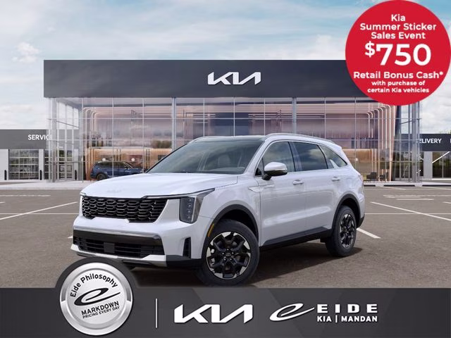 2026 Glacial White Pearl Kia Sorento S AWD SUV