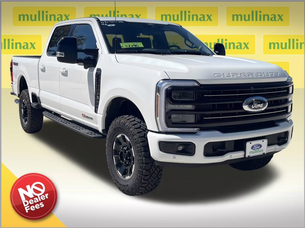 2026 White Metallic Ford Super Duty F-250 SRW Platinum 4X4 Truck