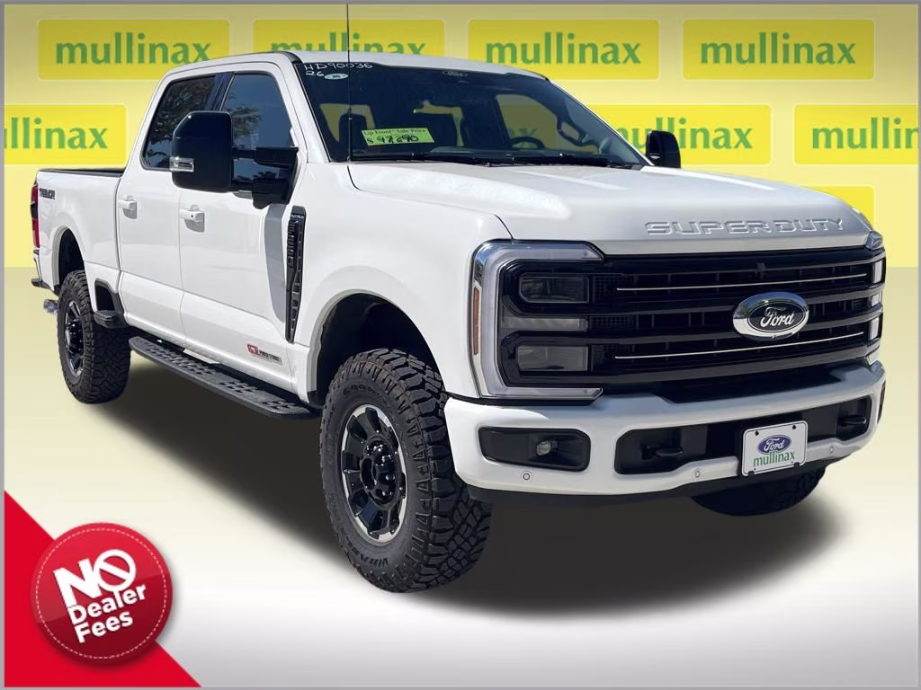 2026 White Metallic Ford Super Duty F-250 SRW Platinum 4X4 Truck