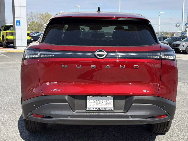 2026 Scarlet Ember Tintcoat Nissan Murano SL AWD SUV