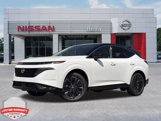 2026 Everest White Pearl/Black Nissan Murano Platinum AWD SUV
